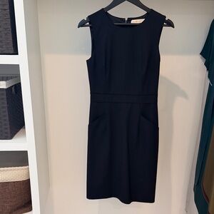 Tory Burch Black Midi Dress